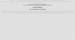 Desktop Screenshot of lexitron.de